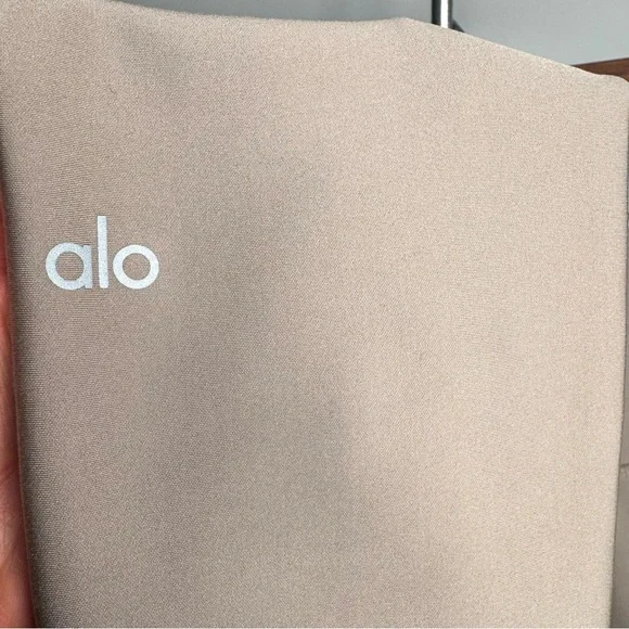 ALO Yoga Women's High-Waist Airlift Legging Gravel Neutral Tan Taupe Size Small - Picture 4 of 11